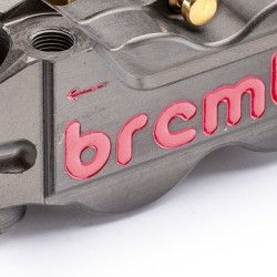 Etrier Brembo radial monobloc taillé masse entraxe 108mm droit