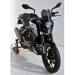 Déstockage Saute vent Haute Protection + 10cm Noir Foncé  Ermax , KTM 125/200 DUKE 2011-2016