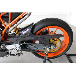 Garde boue arrière carbone, KTM RC 125/200/390 2013-21