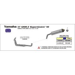 Silencieux Arrow Maxi Race Tech Aluminium embout carbone Yamaha 1200 XT Z Superténéré 2010-20