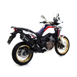 Echappement Arrow Maxi Race Tech Noir, Honda CRF 1000 L Africa Twin 2016-19