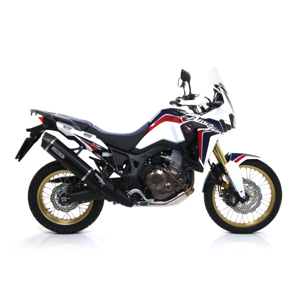 Echappement Arrow Maxi Race Tech Noir, Honda CRF 1000 L Africa Twin 2016-19