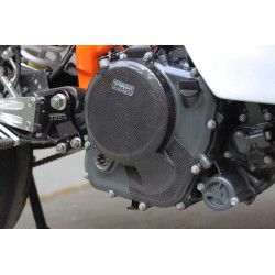 Carter protection moteur carbone droit, KTM RC390