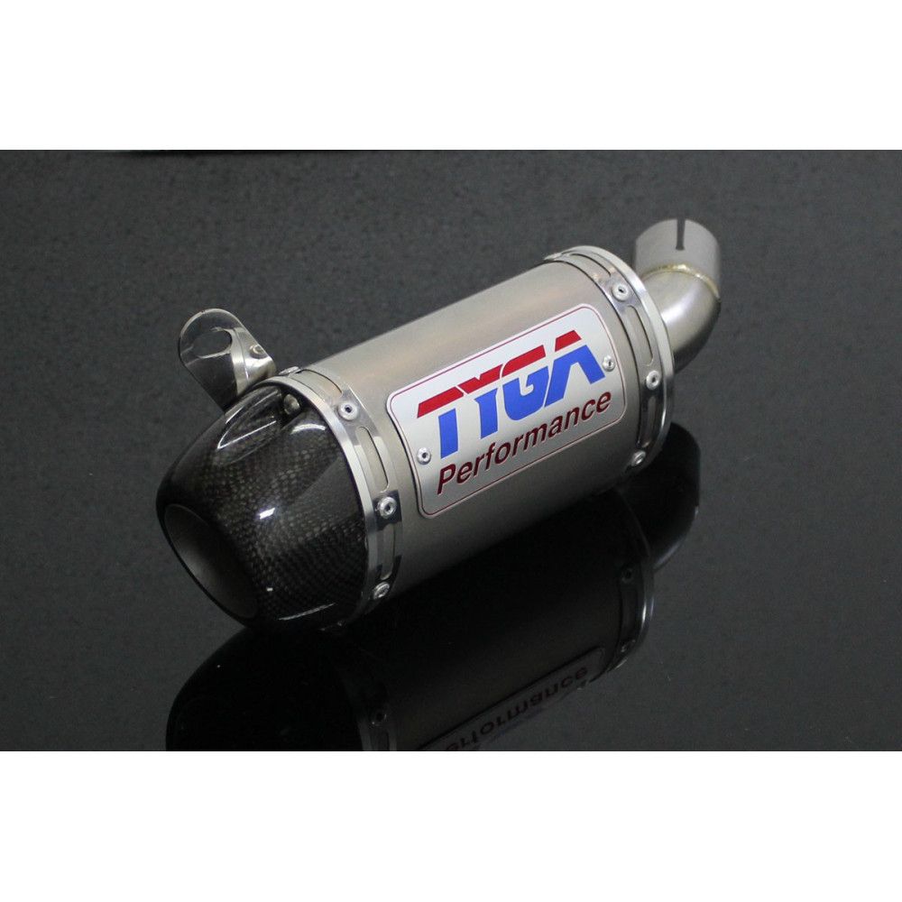 Echappement Tyga-Performance inox embout carbone, Yamaha R3 2015-18