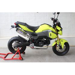 Echappement complet Tyga-Performance silencieux inox embout carbone, Honda 125 MSX SF