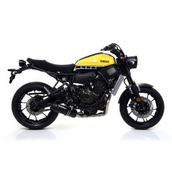 Ligne complète Arrow Jet Race Noir embout carbone, Yamaha XSR 700 MT-07 2014-20 & 700 Tracer 7 GT 2020-