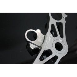 Té de fourche complet CNC silver, Honda NSR250 MC21