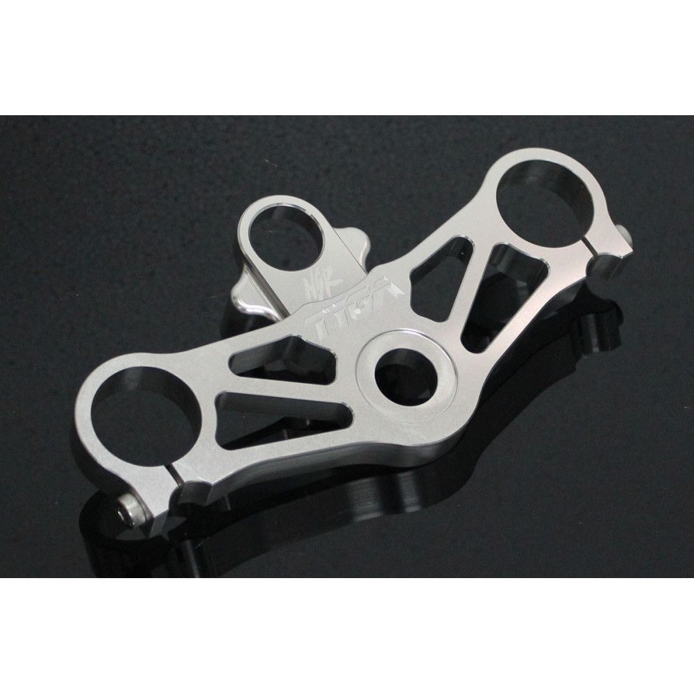 Té de fourche supérieur CNC kit silver, Honda NSR250 MC21/MC28