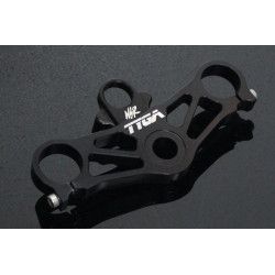 Té de fourche supérieur CNC kit black, Honda NSR250 MC21/MC28