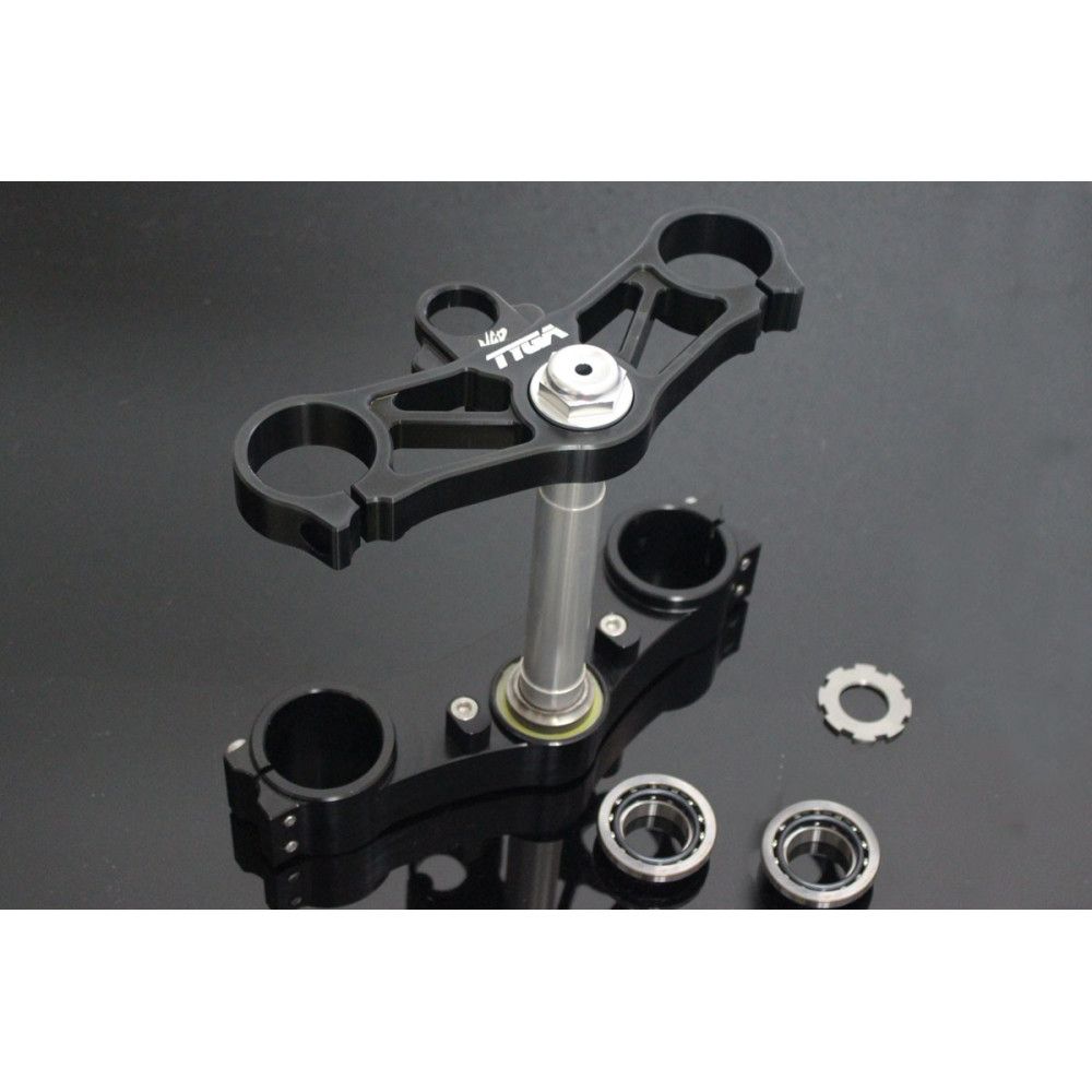 Té de fourche CNC kit conversion CBR 600 noir, Honda NSR250 MC21