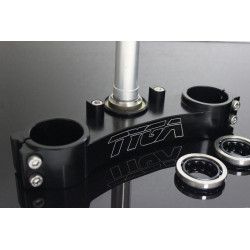 Té de fourche CNC kit conversion CBR 600 noir, Honda NSR250 MC21