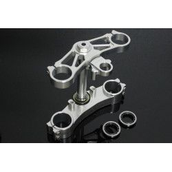 Té de fourche CNC kit conversion CBR 600 argent, Honda RVF400 NC35