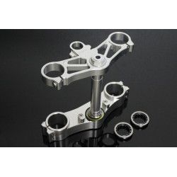 Té de fourche CNC kit conversion CBR 600 argent, Honda RVF400 NC35