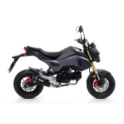 Silencieux Arrow X-Kone noir embout carbone, Honda 125 MSX