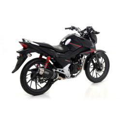 Silencieux Arrow Thunder noir, Honda 125 CB-F 15-16 CBF 09-14