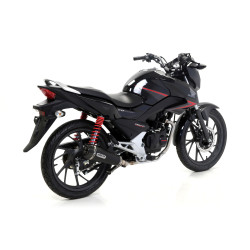 Silencieux Arrow Thunder noir, Honda 125 CB-F 15-16 CBF 09-14