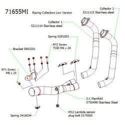 Embout sortie de silencieux Yamaha MT-07 référence 71930AKN