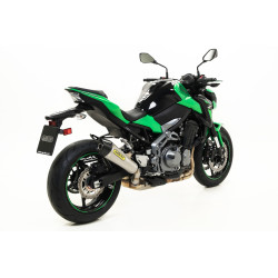 Silencieux Arrow X-KONE Nichrom embout Carbone, Kawasaki  Z900 17-19 et Z900 A2 2017-2023