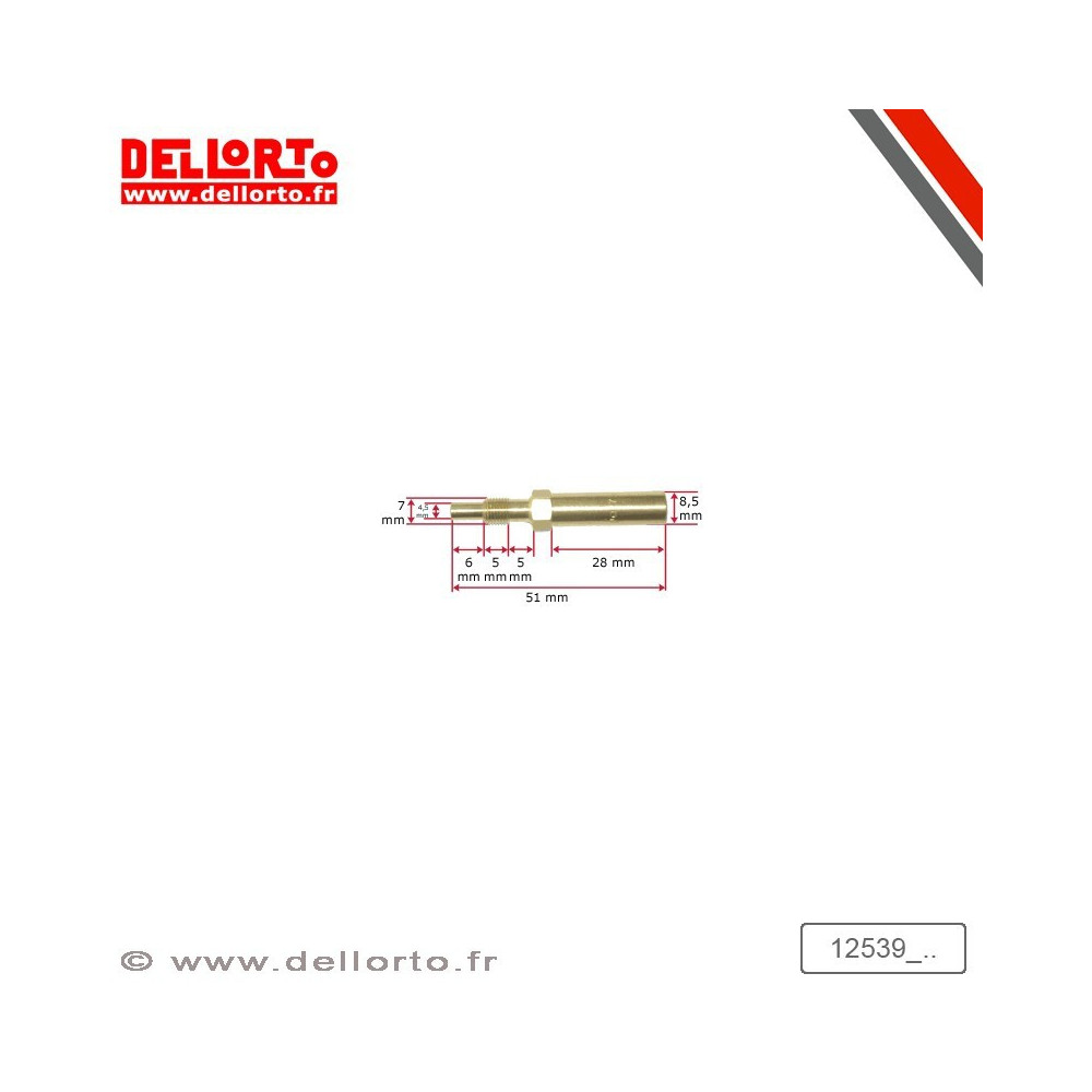 Puit d'aiguille diffuseur DP266 Dellorto VHSB