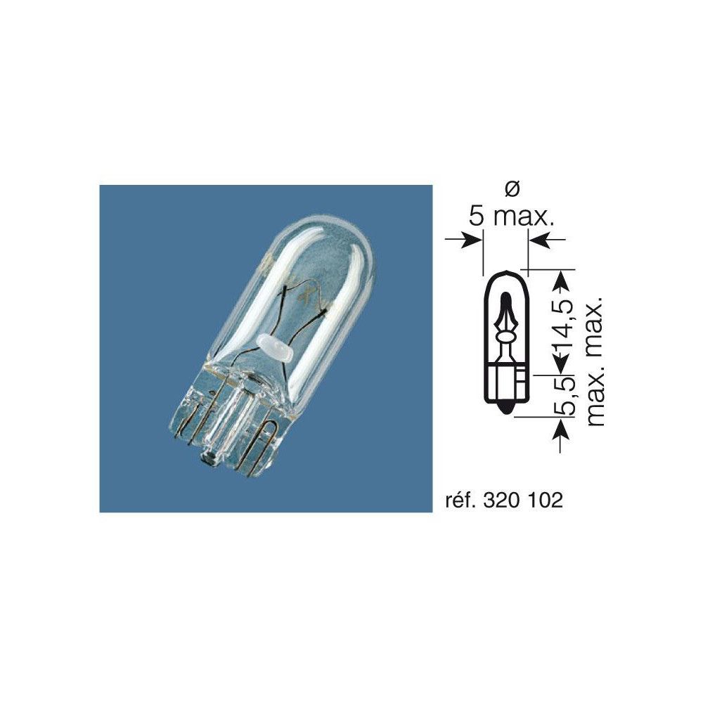 Ampoule Témoin Culot - 12v 2w