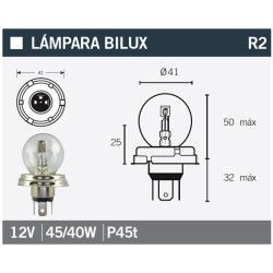 Ampoule  - 12v 45/40w