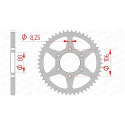 Couronne de transmission en  acier moto 125cc 