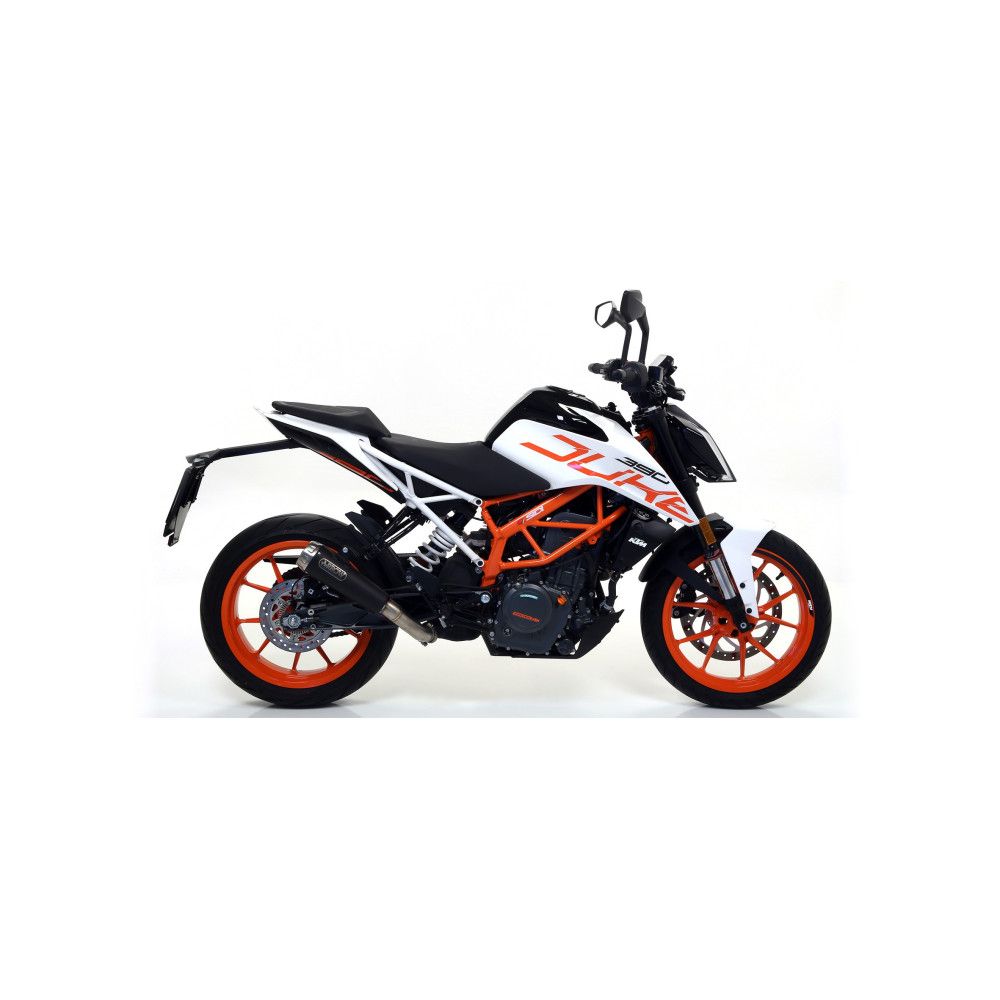 Echappement Arrow Pro-Race Dark, KTM DUKE 125 et 390 2017-20