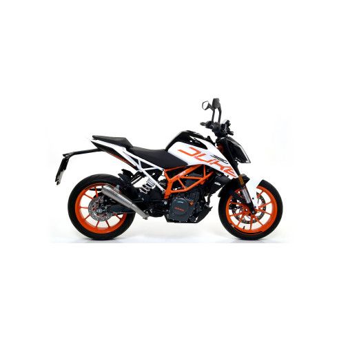 Echappement Arrow Pro-Race Inox, KTM DUKE 125 et 390 2017-20