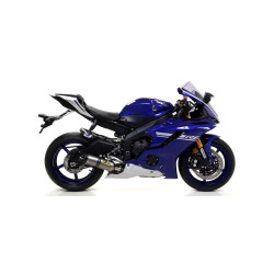 Echappement Arrow Thunder Titane embout arbone, Yamaha YZF R6 2017-22