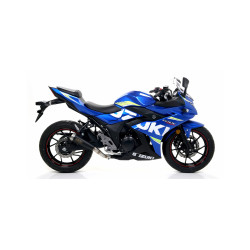 Echappement Arrow Pro-Race inox Noir, Suzuki GSX 250 R 2017-20